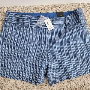 Womens Shorts the Limited Printed Blue White Preppy 6